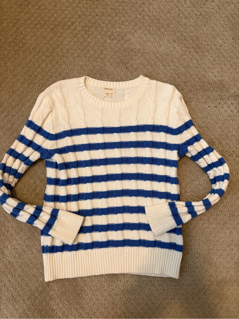 Girls Crewcuts Cable Knit Sweater